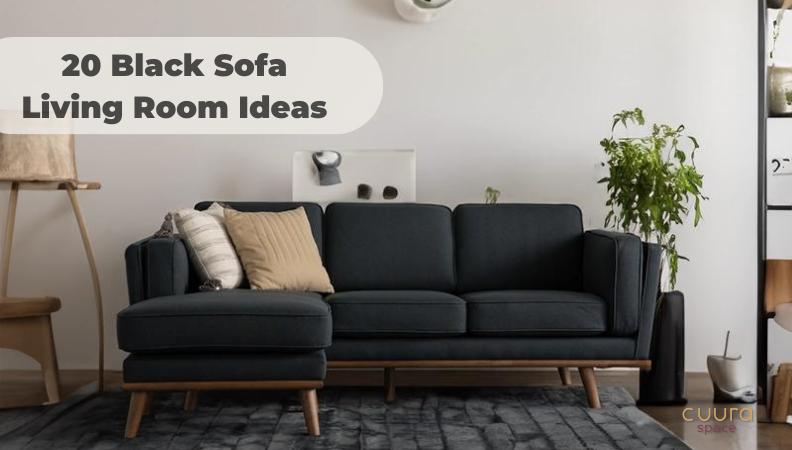 Unveiling Elegance: 20 Black Sofa Living Room Ideas