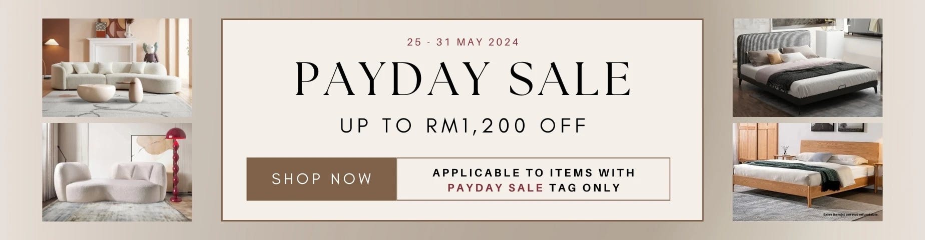 Payday Sale Up to RM1,200